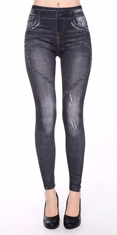 Black Heart Leggings