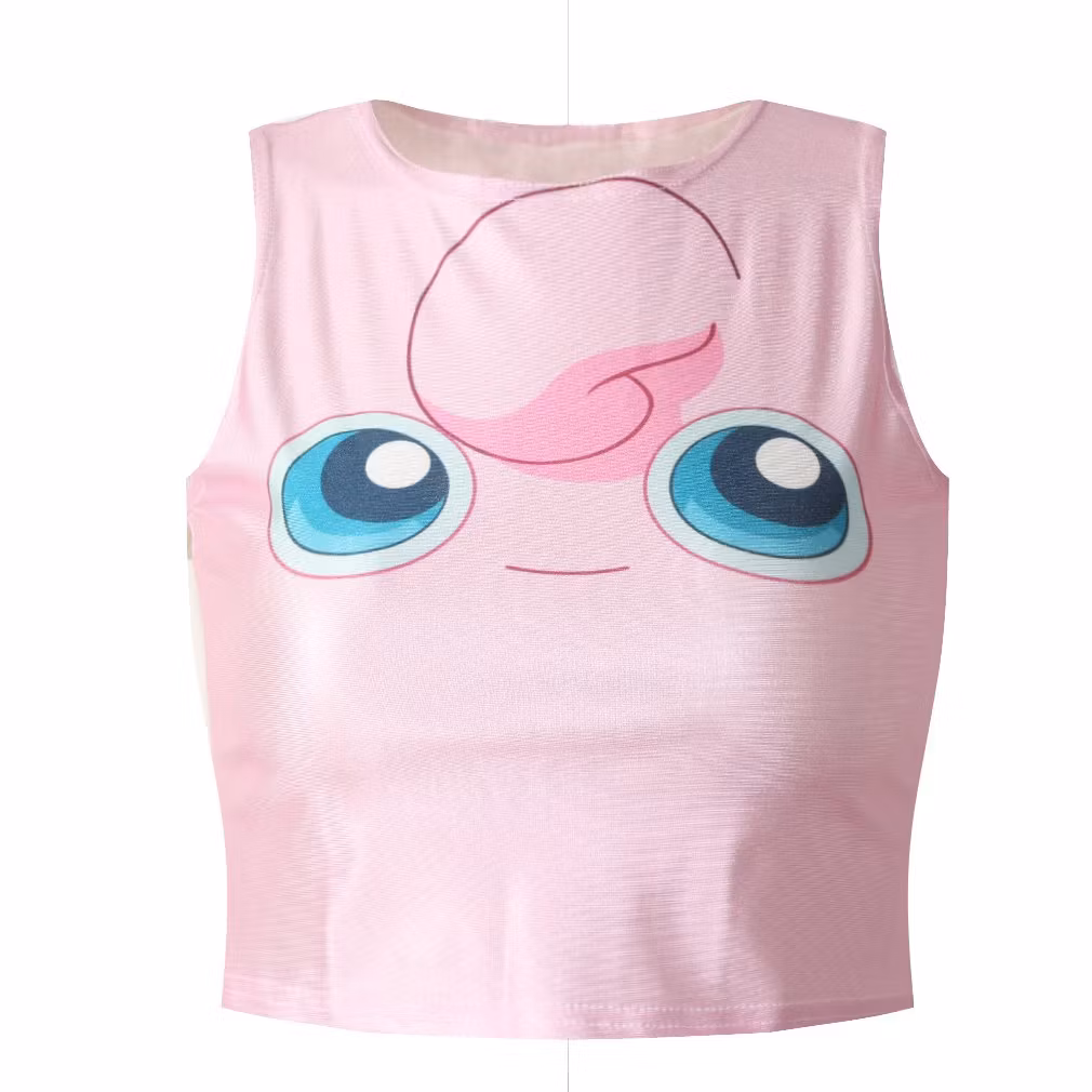 Crop Top Pokémon Happy Eyes