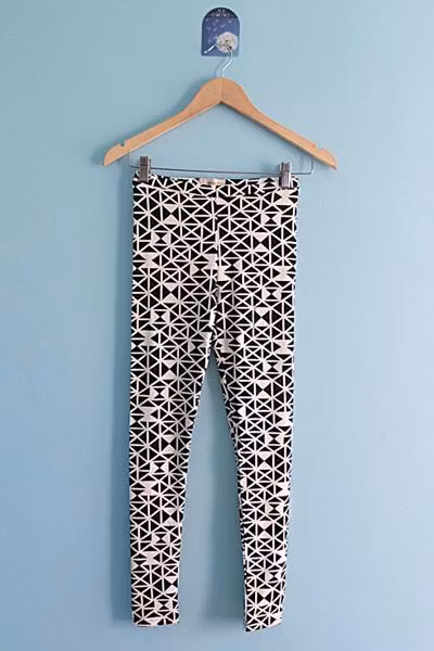 White Tribal Leggings