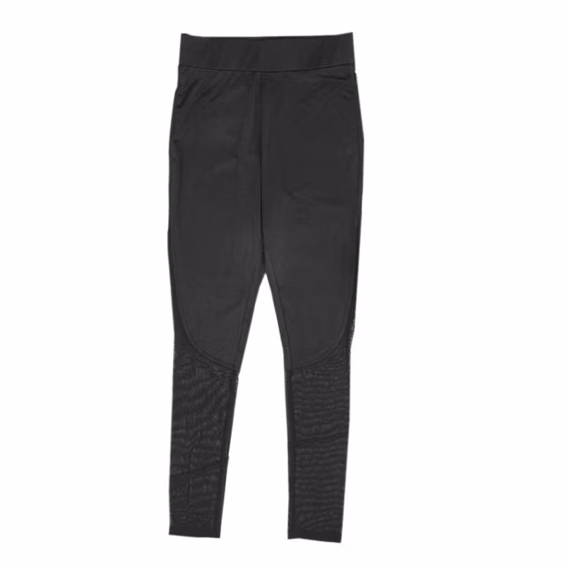 Fitness Leggings with Patchwork Mesh