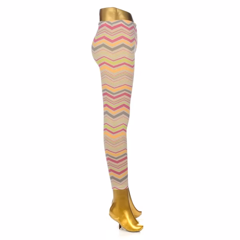 Mönstrade Leggings i microfiber