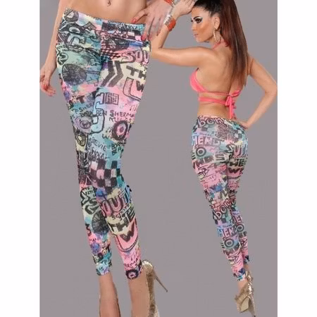 Mönstrade Leggings