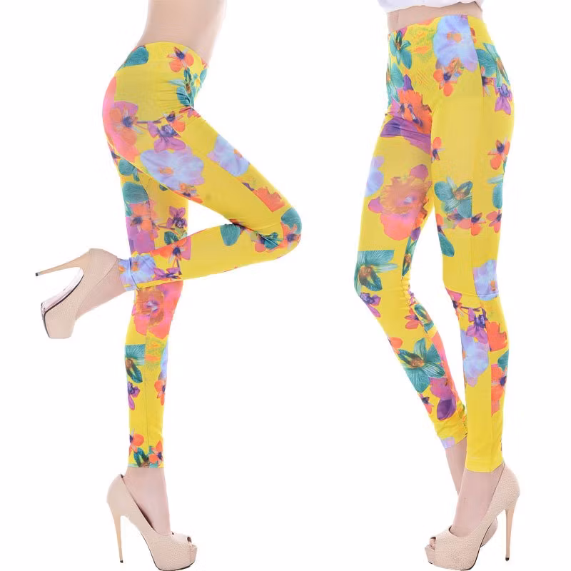 Blommiga Leggings