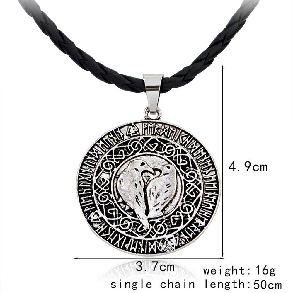 Pirate Bird Vikings Necklace Halsband