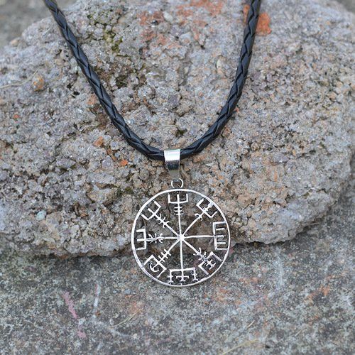 Hot Pirate Compass Vikings Necklace Halsband