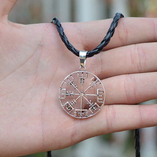 Hot Pirate Compass Vikings Necklace Halsband