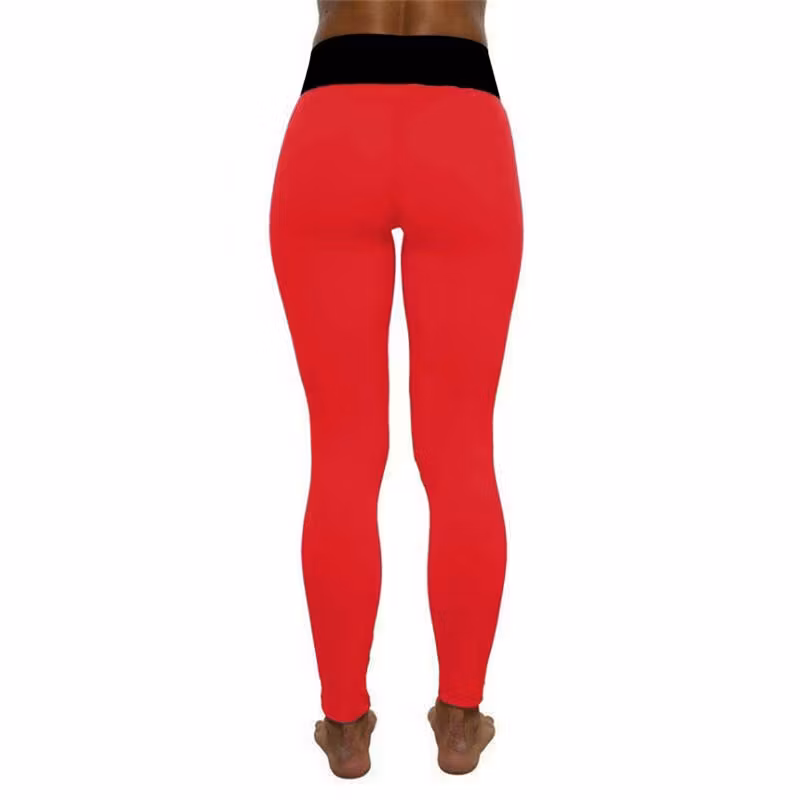 Red and Black Leggings
