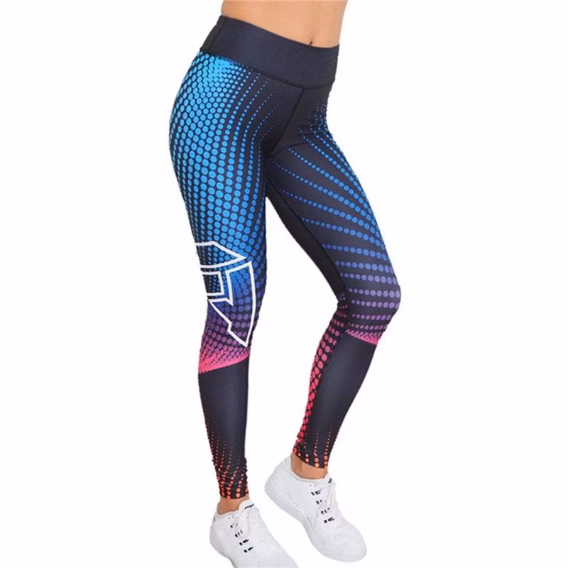 Färgglada Yoga Leggings