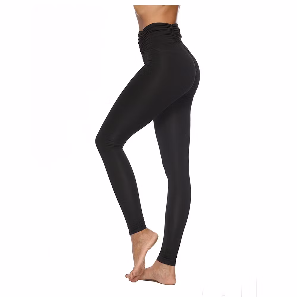 Svarta Leggings med hög midja