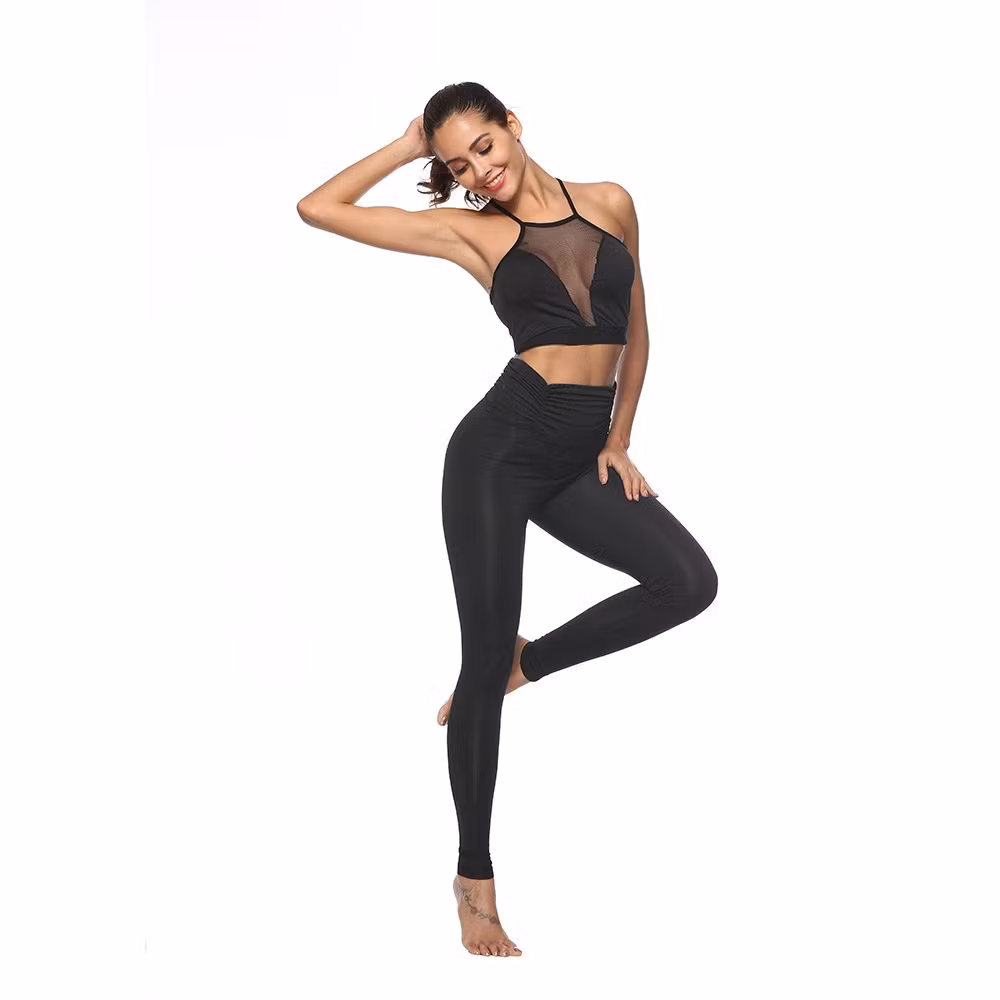 Svarta Leggings med hög midja
