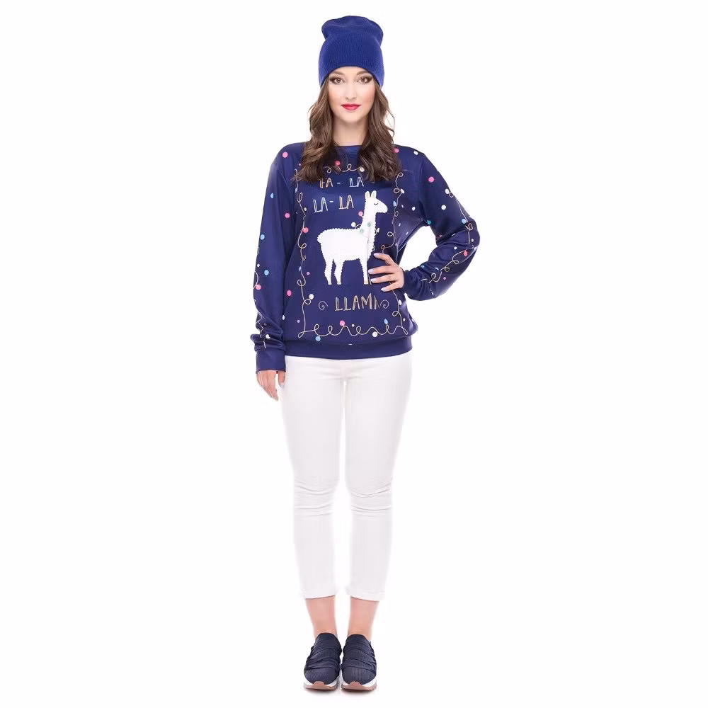 Cartoon Lama Sweatshirt