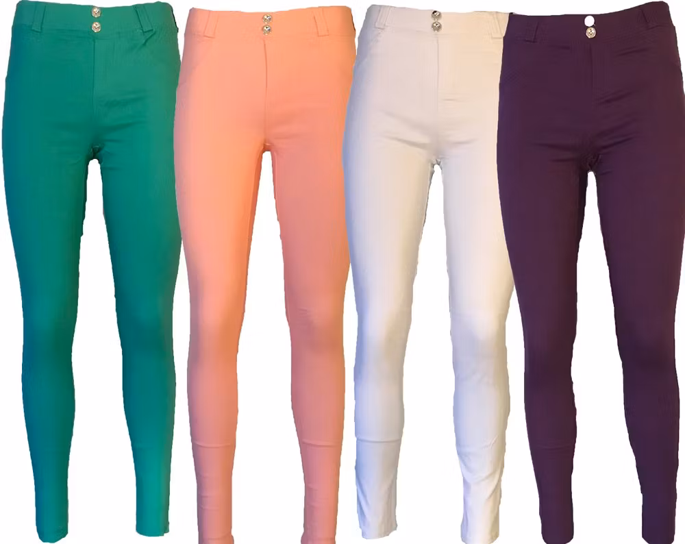 Stretch Leggings Jeggings i 4 färger