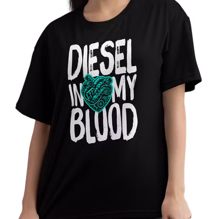 DIESEL IN MY BLOOD - Svart