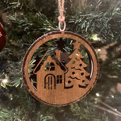 Juleornament "julehus"