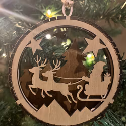 Juleornament "Slede"