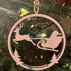 Juleornament "Nisseslede"