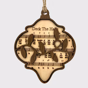 Juleornament lys "Deck The Halls"