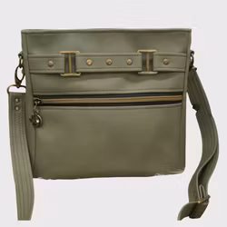 Trekantveska - Grønn & Bronse