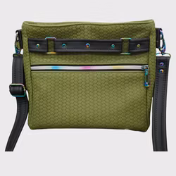 Trekantveska - Grønn & Rainbow