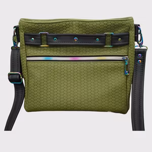 Trekantveska - Grønn & Rainbow