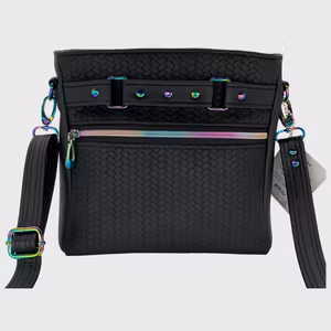 Trekantveska - Svart & Rainbow