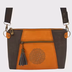 Sunshine Skulderveske Brun & Oker