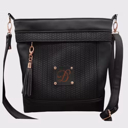 Crossbody-Veske Svart - Stor