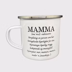 Emaljekopp - Mamma