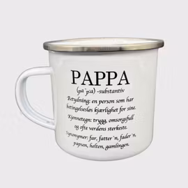 Emaljekopp - Pappa