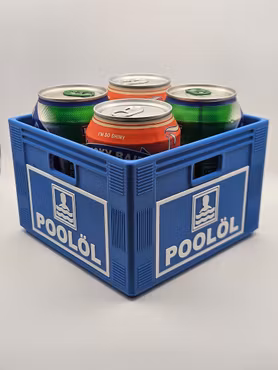 Mini-ölback för 33cl burkar med din design (dansk stil)