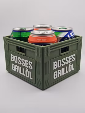 Mini-ölback för 33cl burkar med din design (dansk stil)