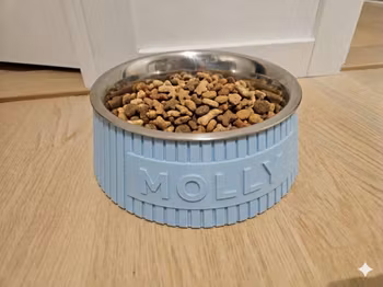 Matskål för hund/katt med eget namn
