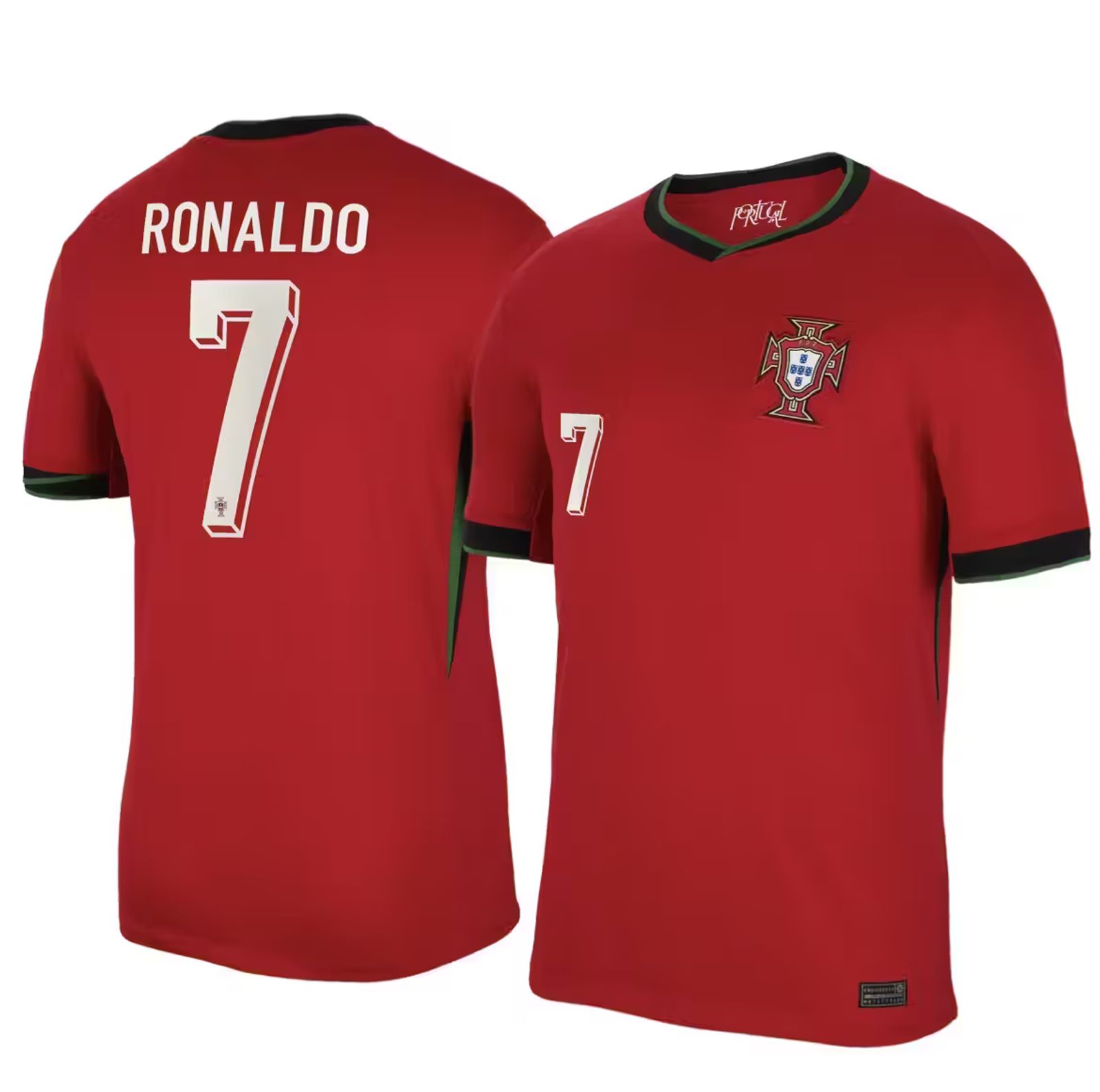 Portugal Ronaldo hjemmetrøje 24/25 – fodboldtrøje til voksne