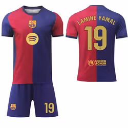 Fodboldtrøjer til børn - Barcelona Lamine Yamal - Sæt med trøje og shorts