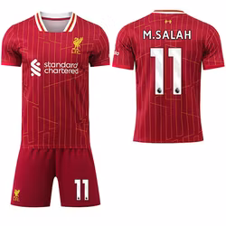 Fodboldtrøjer til børn - Liverpool Salah - sæt med trøje og shorts