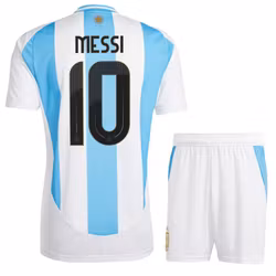 Fodboldtrøjer til børn - Argentina Messi - sæt med trøje og shorts