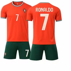 Fodboldtrøjer børn - Portugal Ronaldo - Trøje og shorts sæt 25/26