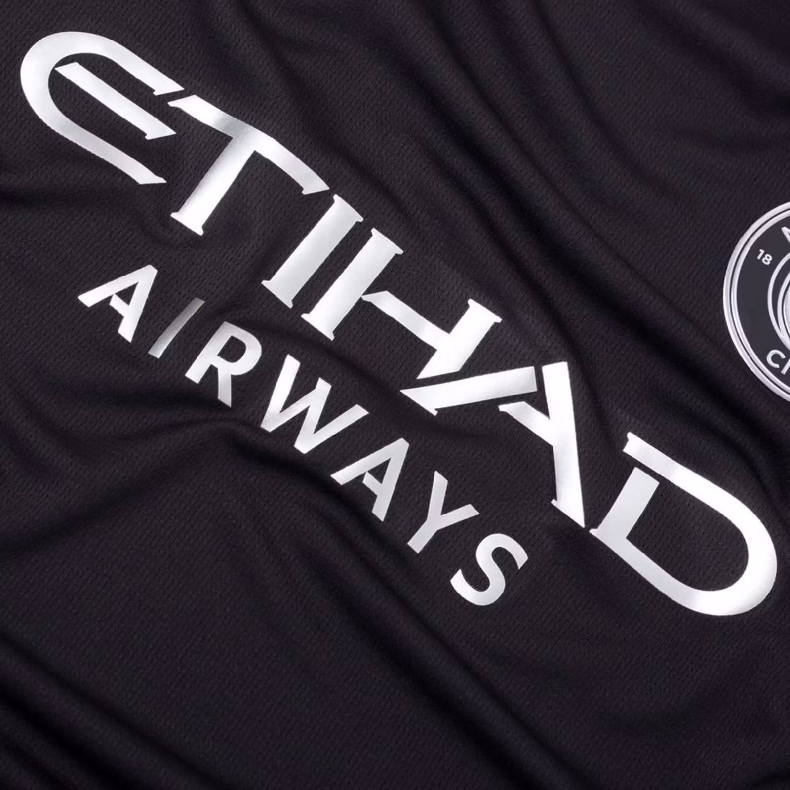 fotbollströja Manchester City bortatröja 25/26 huvudsponsor