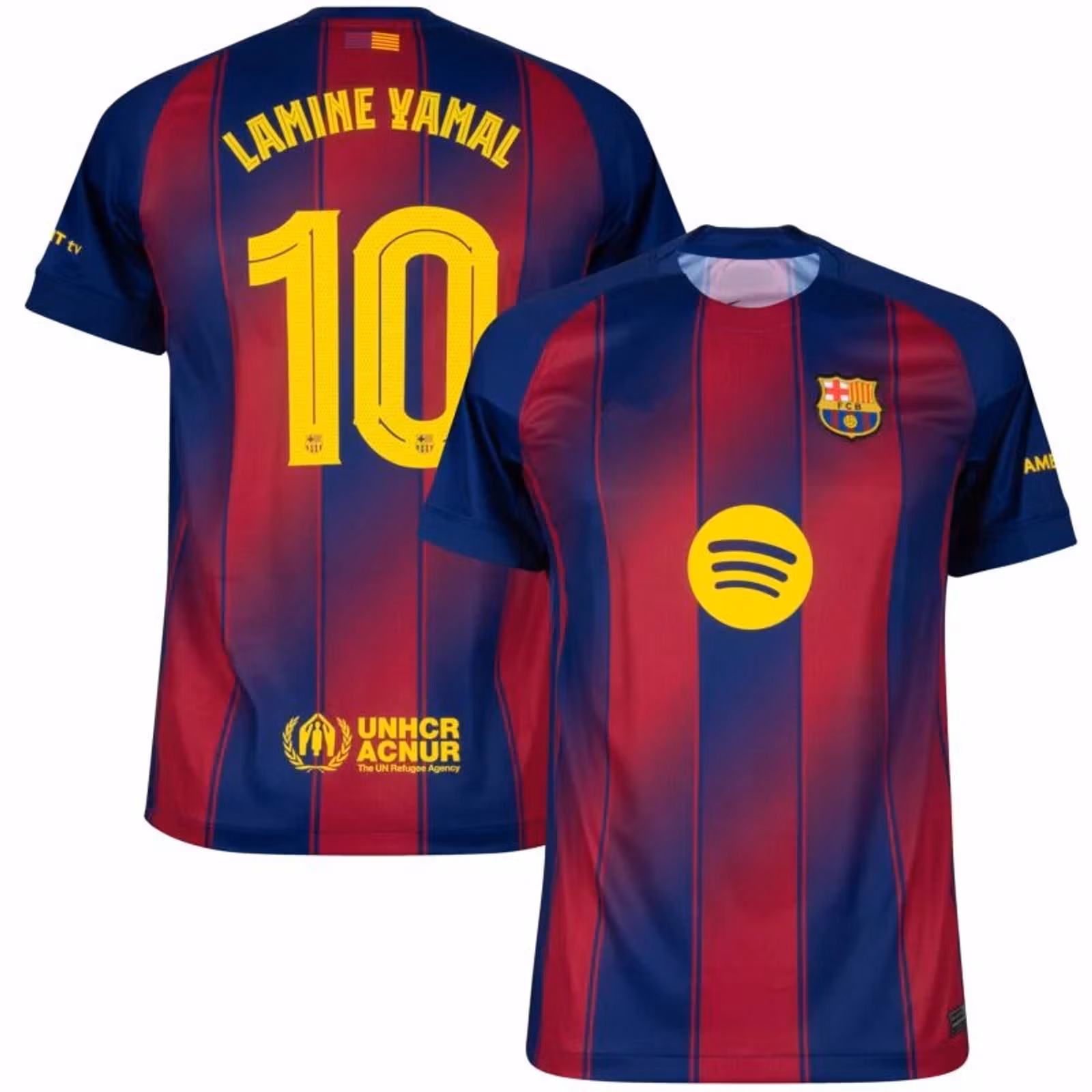 fotbollströja Barcelona Lamine Yamal med nr 10 25/26