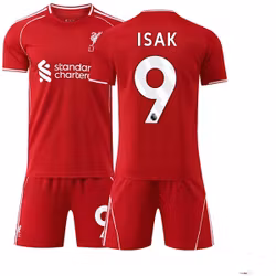 Fodboldtrøjer Børn - Liverpool Isak - Trøje og shorts sæt 25/26
