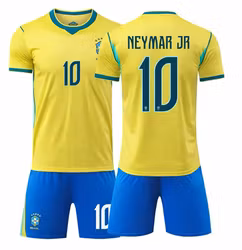 Fodboldtrøjer Børn - Brasilien Neymar JR – Trøje og shorts sæt VM 2026