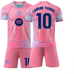 Fodboldtrøjer til børn - Barcelona Pink Edition Lamine Yamal – Trøje og shorts sæt