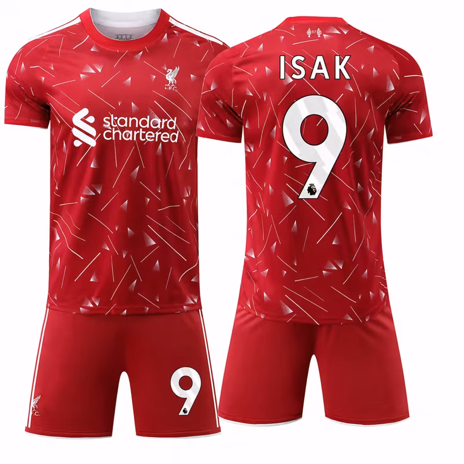 Fodboldtrøjer til børn - Liverpool Isak – Trøje og shorts sæt 26/27