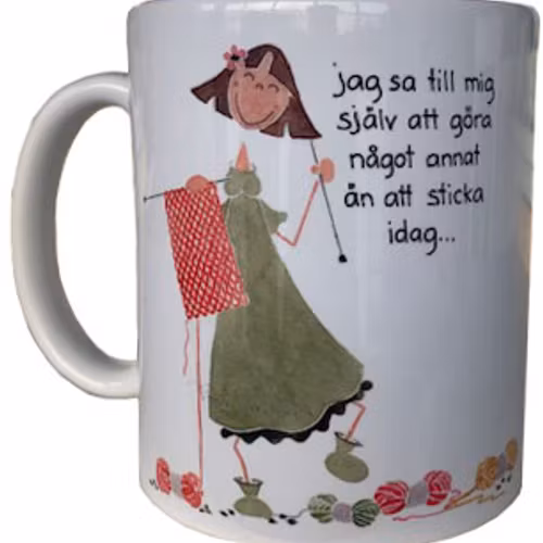 MUGG STICKNING 3,5 DL