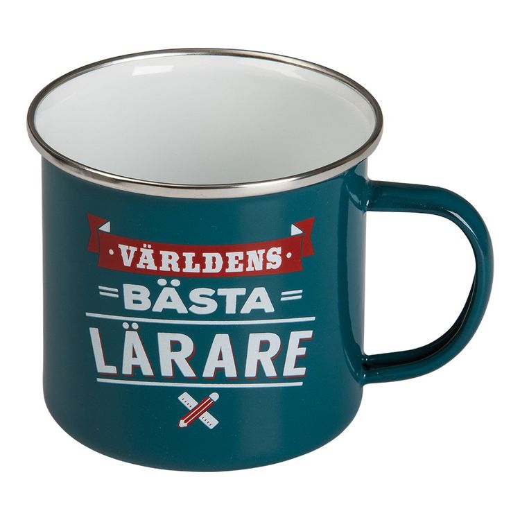 EMALJMUGG RETRO LÄRARE 4 DL