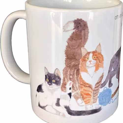 MUGG KATTMOTIV 3,5 DL
