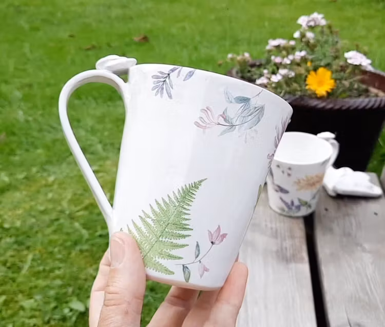 Drömlika blomstermuggar