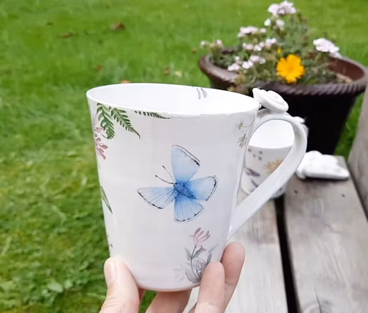 Drömlika blomstermuggar
