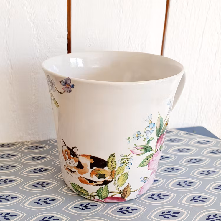 Kaffemugg med kattmotiv