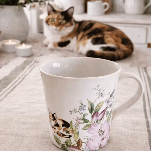 Kaffemugg med kattmotiv